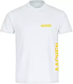 multifanshop T-Shirt Dresden Brust Seite weiß