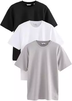 Next Fashion T-Shirt navy stone weiß