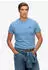 Superdry Essential Logo Emb Tee blau heller blau meliert