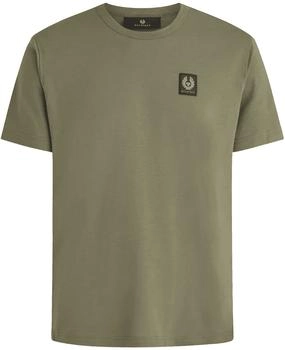 Belstaff T-Shirt Regular Fit Rundhals grün