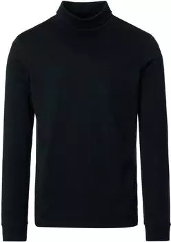 Redmond Regular Fit Longsleeve schwarz
