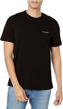 Armani Exchange Micro Milano NY Logo T-Shirt schwarz