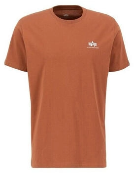 Alpha Industries Basic T Small Logo T-Shirt (188505) hazel brown