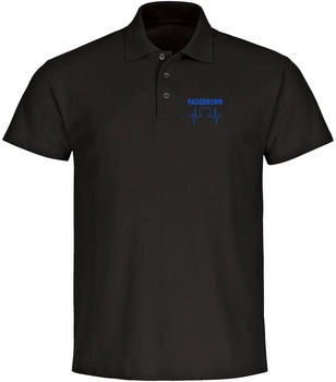 multifanshop Hoffenheim - Herzschlag Poloshirt schwarz