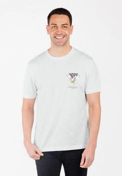 Key Largo KLHOPE Rundhals-Loose T-Shirt weiß