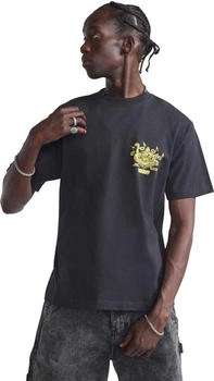 Vans Scratched Records SS T-Shirt hellgrün/schwarz