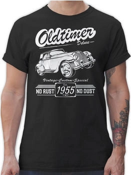 Shirtracer Vintage Jahr 1955 70. Geburtstag T-Shirt (PV-58307148) schwarz