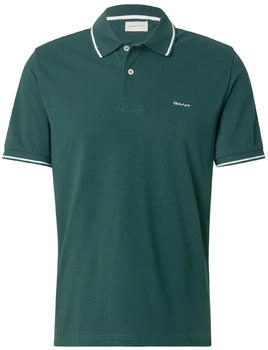 GANT Piqu&eacute; Poloshirt (GNT2484017000001) smaragd/wei&szlig;