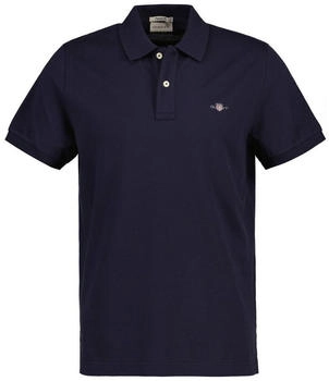 GANT Regular Fit Shield Piqu&eacute; Poloshirt (2210) blau