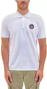 Napapijri Elbas 4 Kurzarm-Poloshirt (NP0A4GHZ) weiß