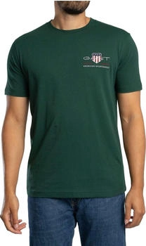 GANT Reg Archive Shield Emb T-Shirt (2067004) grau/tanne/rot