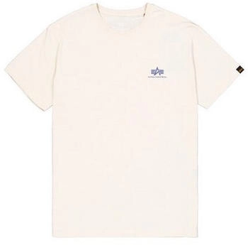 Alpha Industries Backprint T (128507) vintage white
