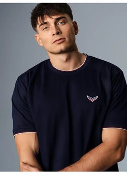 Trigema T-Shirt in Piqu&eacute;-Qualit&auml;t (40136467) navy