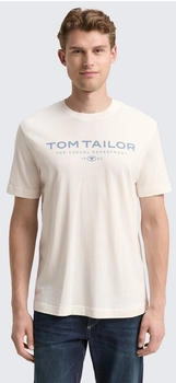 Tom Tailor T-Shirt aus Baumwolle mit Logo-Print (1045773) wei&szlig;