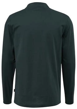 s.Oliver Langarmshirt mit Henleyausschnitt und Ärmel-Bündchen (2149972) grün