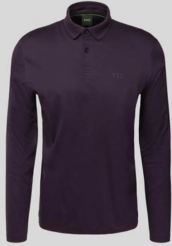 Boss Green Poloshirt Regular Fit Langarm (50544335) lila
