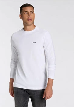 Boss Green Tee Long mit Rundhalsausschnitt (81248638) weiß
