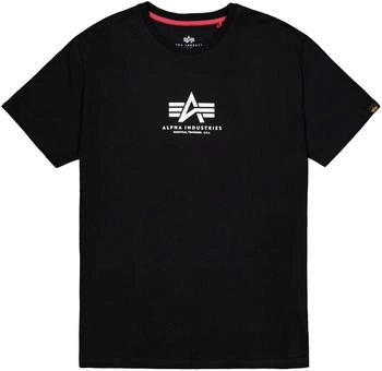 Alpha Industries Basic Mid Logo T-Shirt (118533) schwarz/weiß