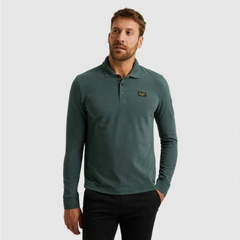 PME Legend Baumwoll-Poloshirt mit Stretch stargazer