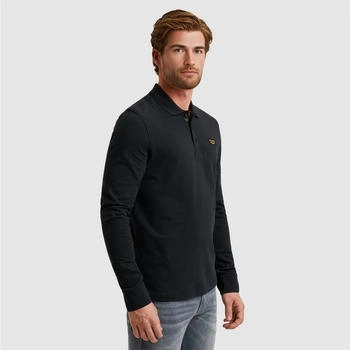 PME Legend Baumwoll-Poloshirt mit Stretch (66829628) salute