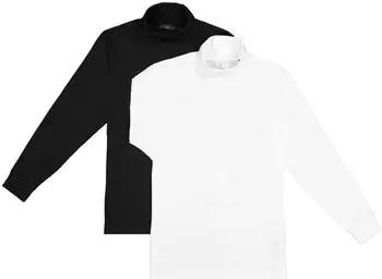 Ragman 2er-Pack T-Shirt Rundhals Regular Fit (63725605) weiß/schwarz