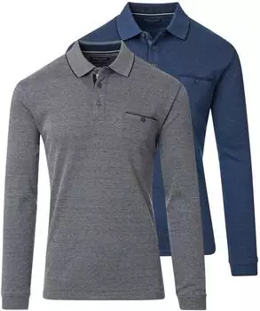 CASAMODA Basic Poloshirt im 2er-Pack (810911-0001) mehrfarbig