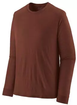 Patagonia Capilene Cool Merino Langarmshirt rot