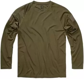 Brandit QuickDry Langarm T-Shirt (4231-15001) olive/grüntöne