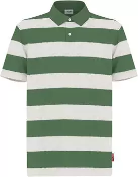 Joop! Ingo Poloshirt mit Blockstreifen (30045761) open green