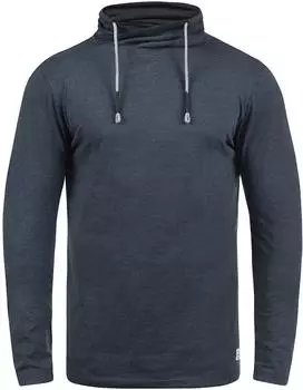 Blend BHPallo Longsleeve mit Tube-Neck-Kragen blau