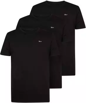 Petrol Industries 3er Pack T-Shirt (PES2935007000002) schwarz
