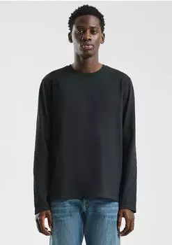 s.Oliver Gewaschenes Longsleeve schwarz 2174243.9999.