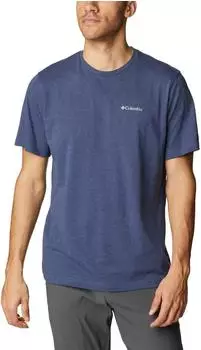 Columbia Thistletown Hills Kurzarm Wanderhemd (1990751) dark mountain heather/blau