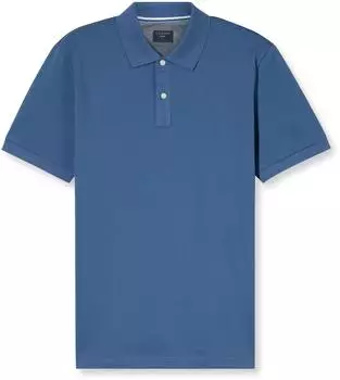 OLYMP Casual Regular Fit Poloshirt (54095213) rauchblau/marine