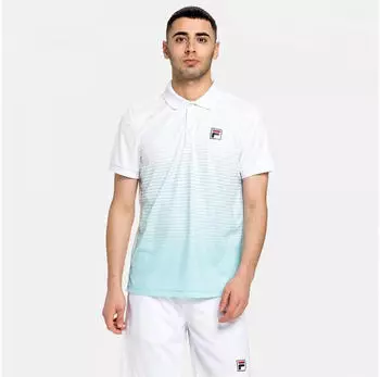 Fila Core Button Piro Polo (AOM2191141701) wei&szlig;/hellblau
