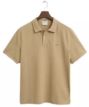 GANT Regular Fit Shield Piqu&eacute; Poloshirt (2210) woody beige