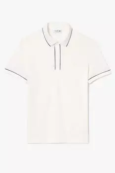 Lacoste Paris Poloshirt Regular Fit Stretch Baumwoll-Piqu&eacute; (PH8184) weiss
