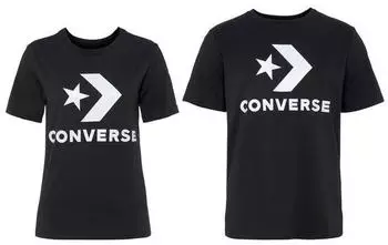 Converse Chuck Patch Tee (Con2927005000006) schwarz/weiß