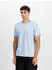 Alpha Industries Basic T Small Logo (62803147) hellblau