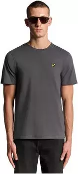 Lyle & Scott Einfarbiges Kurzarm Rundhals T-Shirt (TS400VOG) shadow