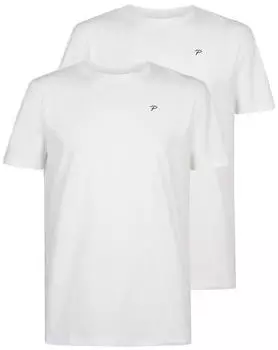 Petrol Industries 3er Pack T-Shirt weiß
