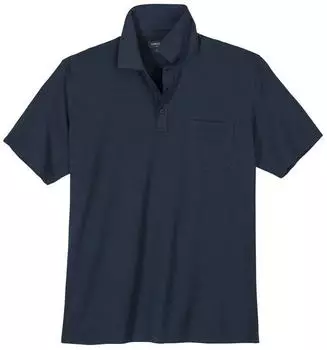CASAMODA Easy Care Polo melange (Oversized) jeansblau