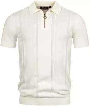 Indicode INZaben Poloshirt weiß