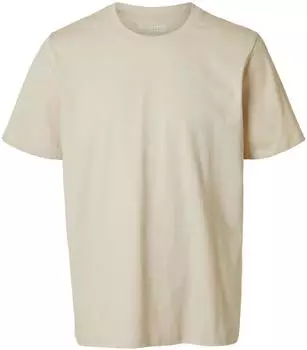 Selected Regular T-Shirt (16087842) beige/oatmeal