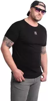 Yakuza Plain Regular Basic T-Shirt (TSB27042) schwarz