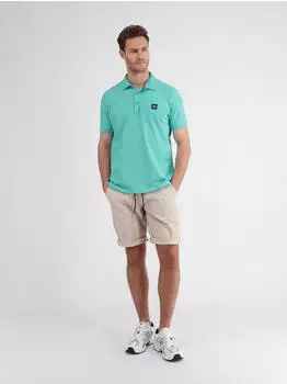 Lerros Modern Fit Poloshirt mit Stretch mint/schwarz