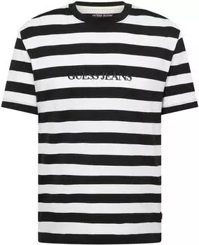 Guess T-Shirt Loose Fit schwarz/weiß