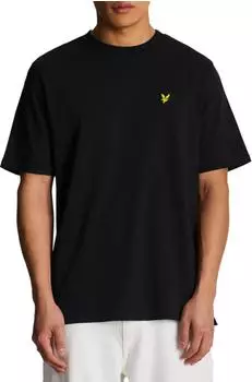 Lyle & Scott Oversized T-Shirt mit Rundhalsausschnitt (TS2023V) jet black