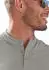 John Devin Polo shirt Piqué Henley-Ausschnitt (52256752) grau