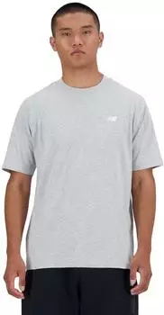 New Balance Small Logo T-Shirt (MT41509) graumeliert/weiß